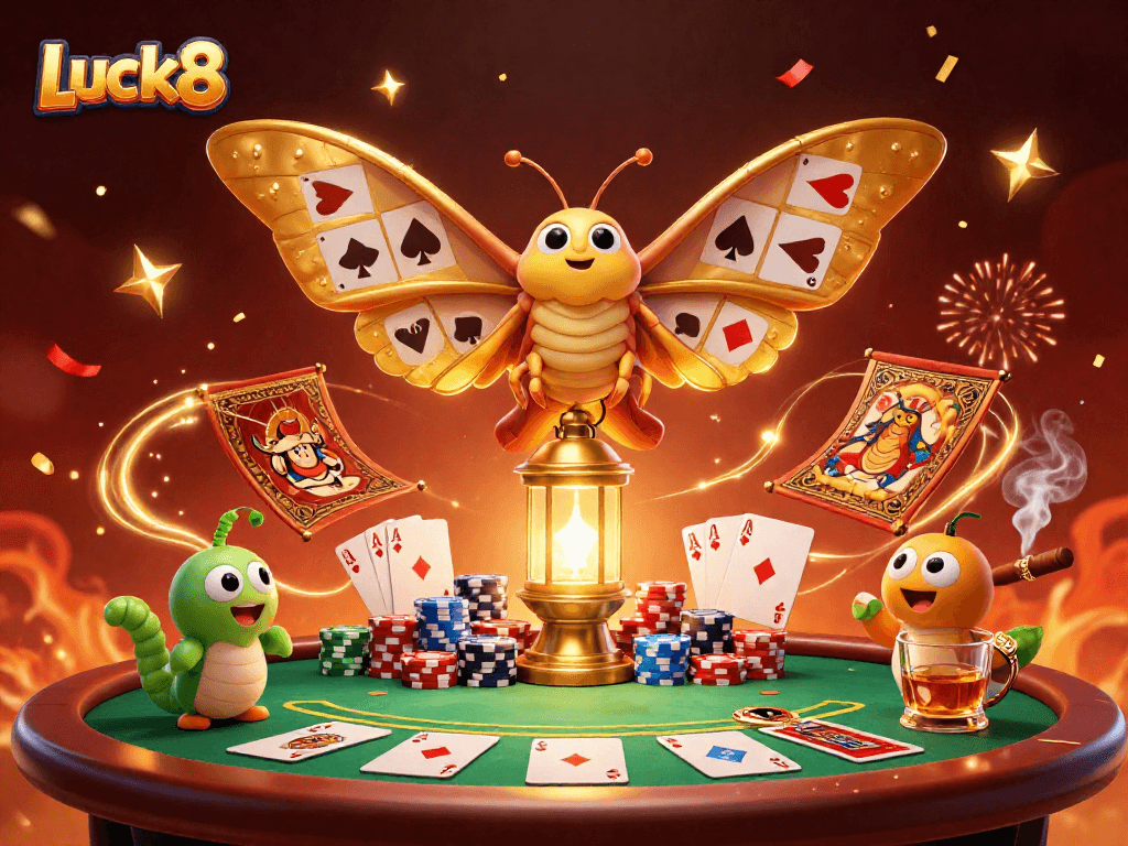 Experience thrilling games and winning moments at Luck8 with vibrant casino scenes and rich details.