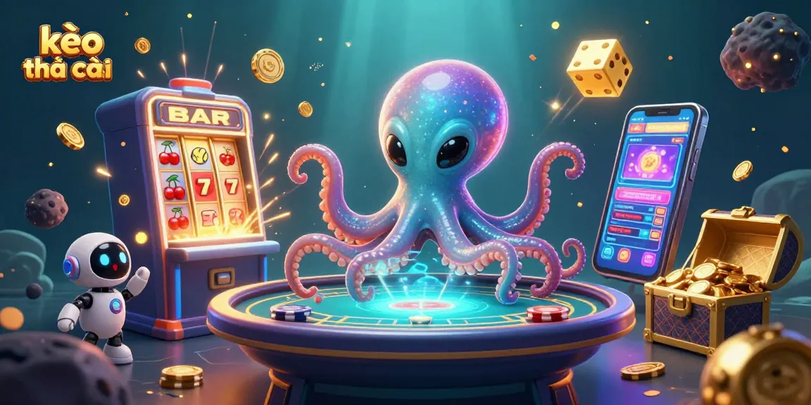 Enjoy thrilling action with kèo nhà cái as the alien octopus operates a holographic poker table.