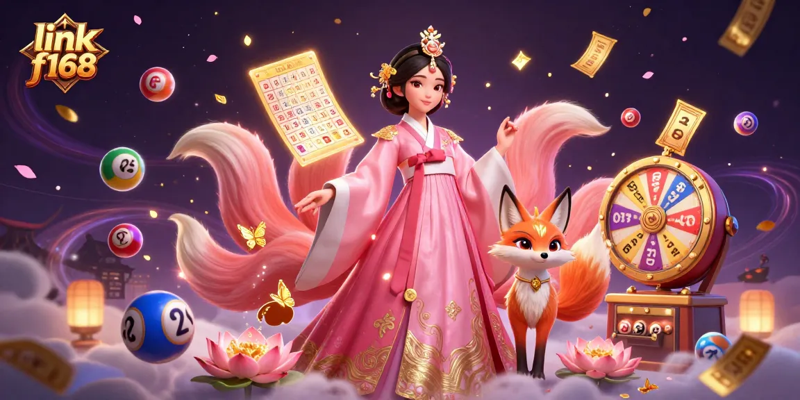 Win big with link f168 in this vibrant, lively casino illustration, showcasing thrilling gameplay elements.