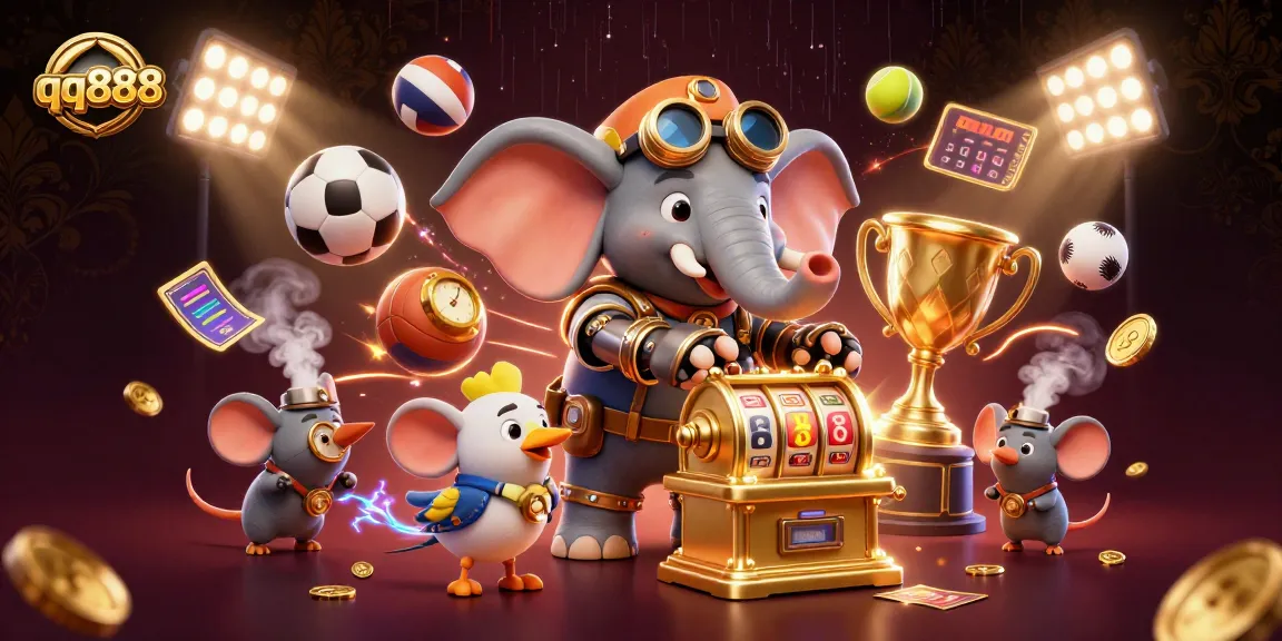 Spin the golden slot machine with qq888 for immersive gaming excitement and big wins!