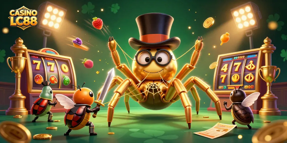 Join the excitement at CASINO LC88 with vibrant 3D characters and slot game action!