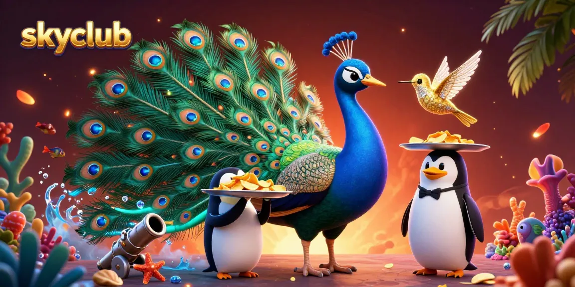 Engage in thrilling underwater gameplay at skyclub with colorful sea creatures and dynamic gameplay elements.