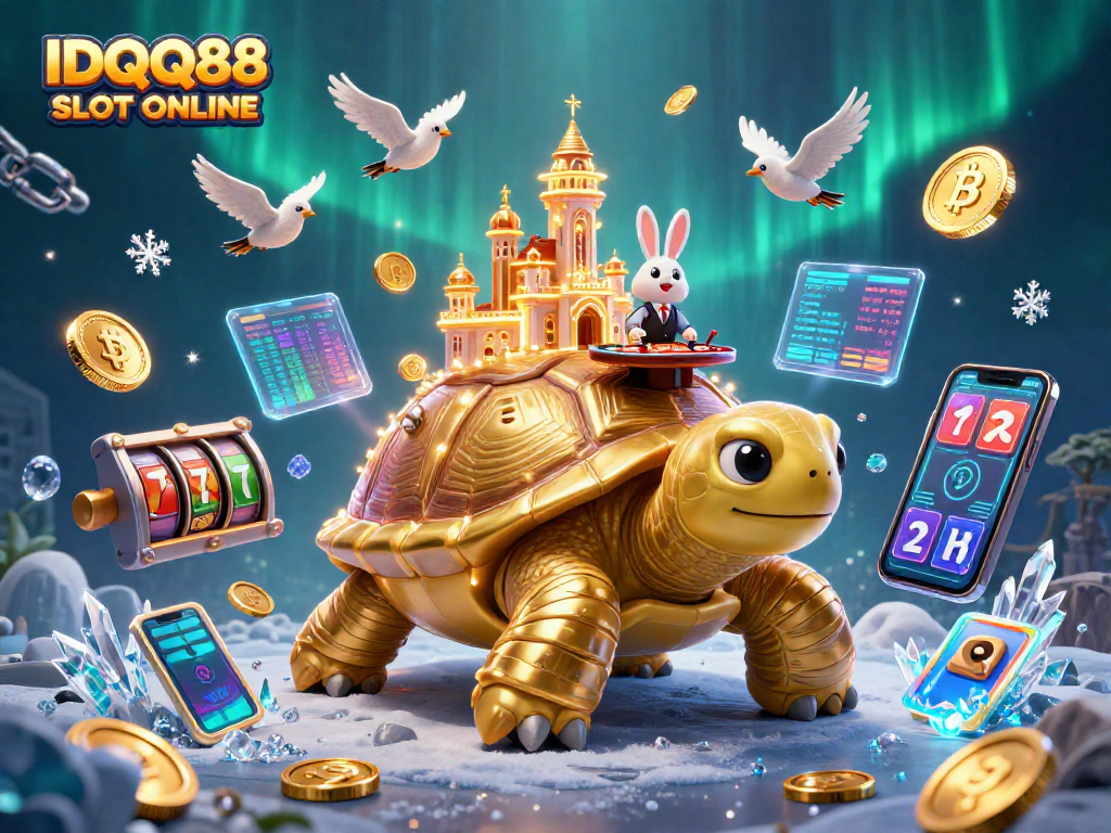Experience the excitement of IDQQ88 SLOT ONLINE with dynamic 3D characters and vibrant gaming elements.