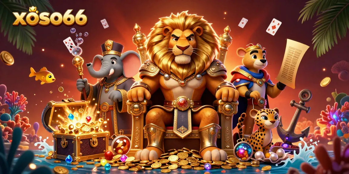 Experience thrilling wins at xoso66 with a vibrant 3D scene featuring iconic characters and casino game excitement