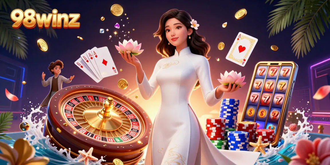 Engage with thrilling casino action at 98winz through stunning 3D visuals of games.