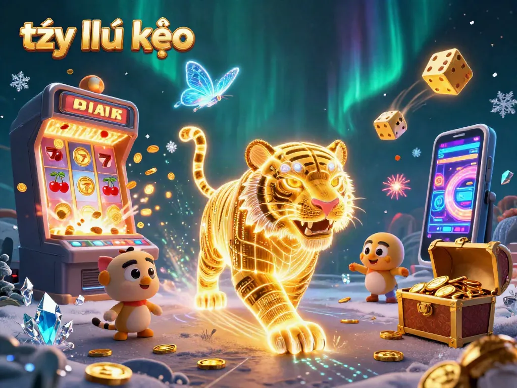 Engage with tỷ lệ kèo through a vibrant 3D casino scene, showcasing dynamic game elements and captivating characters.