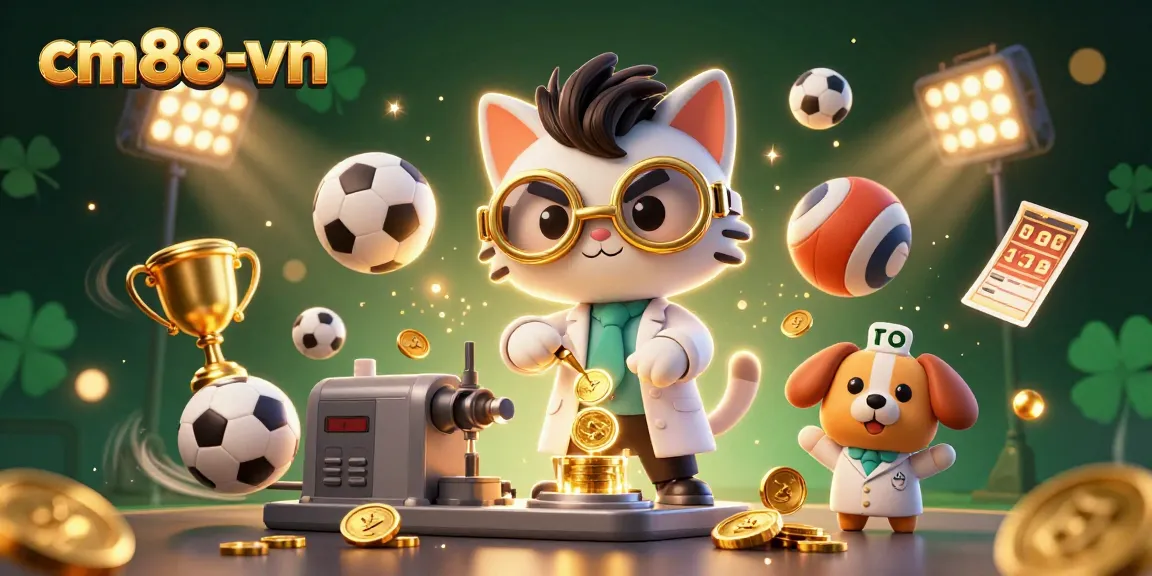 Engage in thrilling betting experiences at cm88-vn with lively characters and vibrant casino elements.