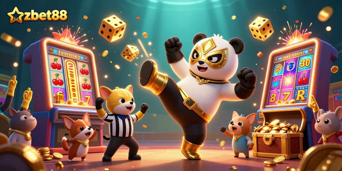 Experience the action with azbet88 as the panda wrestler kicks off a thrilling jackpot adventure!