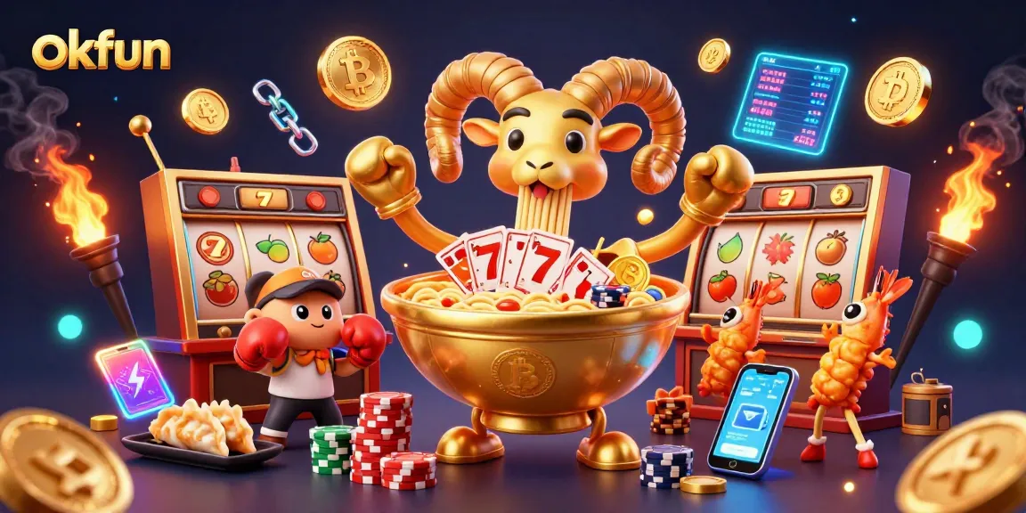 Engage with okfun’s vibrant casino scene showcasing slots and characters in action.
