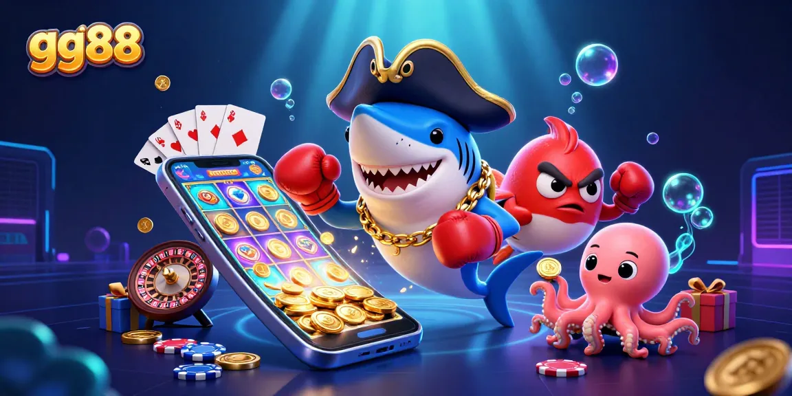 Experience thrilling gameplay with gg88 through vibrant casino elements and colorful characters.